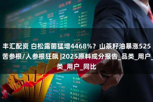 丰汇配资 白松露菌猛增4468%？山茶籽油暴涨5257%？苦参根/人参根狂飙 |2025原料成分报告_品类_用户_同比
