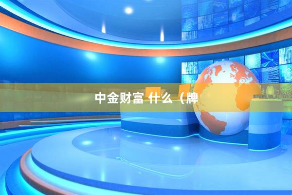 中金财富 什么（牌